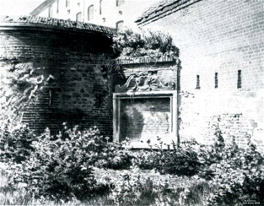 Köln,Stadtmauerrest um 1898 an St. Kunibert