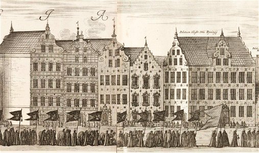 Kvarteren Milon och Atomera, Karl X Gustavs begravningståg den 4 november 1660 (del)