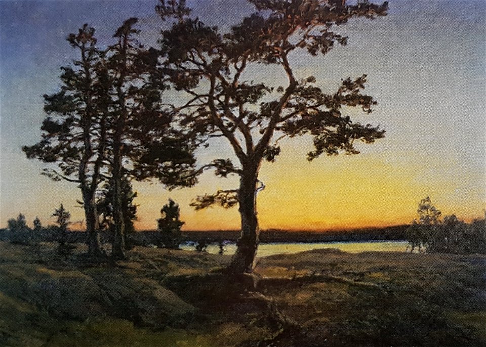 Kustlandakap målat av Gottfried Kallstenius