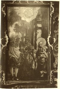 Kunstdenkmäler KN 1887 S398a Messkirch Stadtkirche Altarblatt