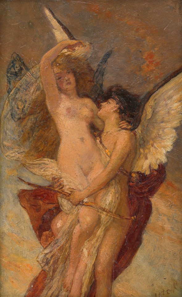 Károly Lotz - Amor a Psyché - M 202 - Ernest Zmeták Art Gallery