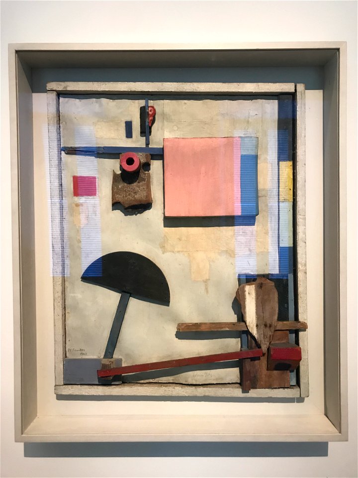 Kurt Schwitters - Merzbild Kijkduin - Museo Thyssen-Bornemisza 747 (1978.69)