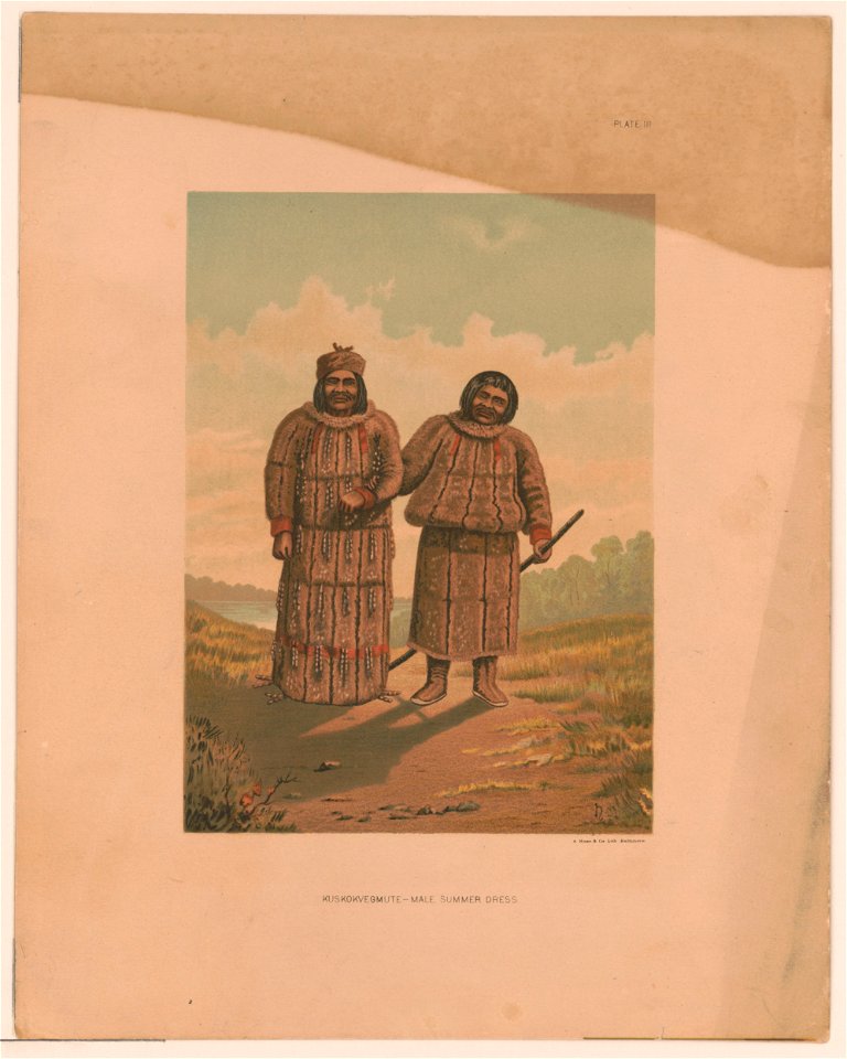 Kuskokvegmute - male summer dress LCCN2003656615