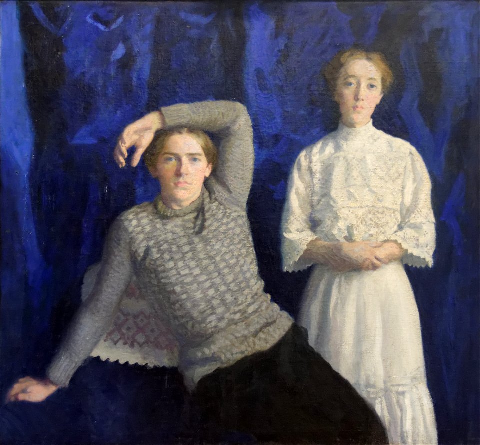 Károly Ferenczy painter (1862-1917) Béni and Noémi