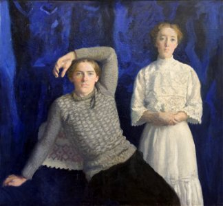 Károly Ferenczy painter (1862-1917) Béni and Noémi