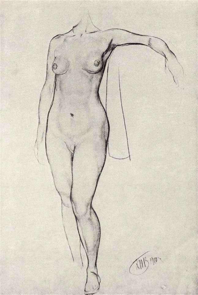 Kuzma Petrov-Vodkin female-model-1910