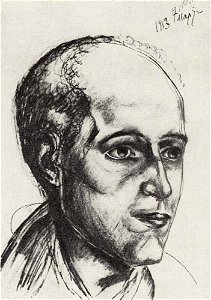 Kuzma Petrov-Vodkin portrait-of-the-poet-1913