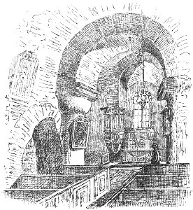 Källstads kyrka, rundbågvalv
