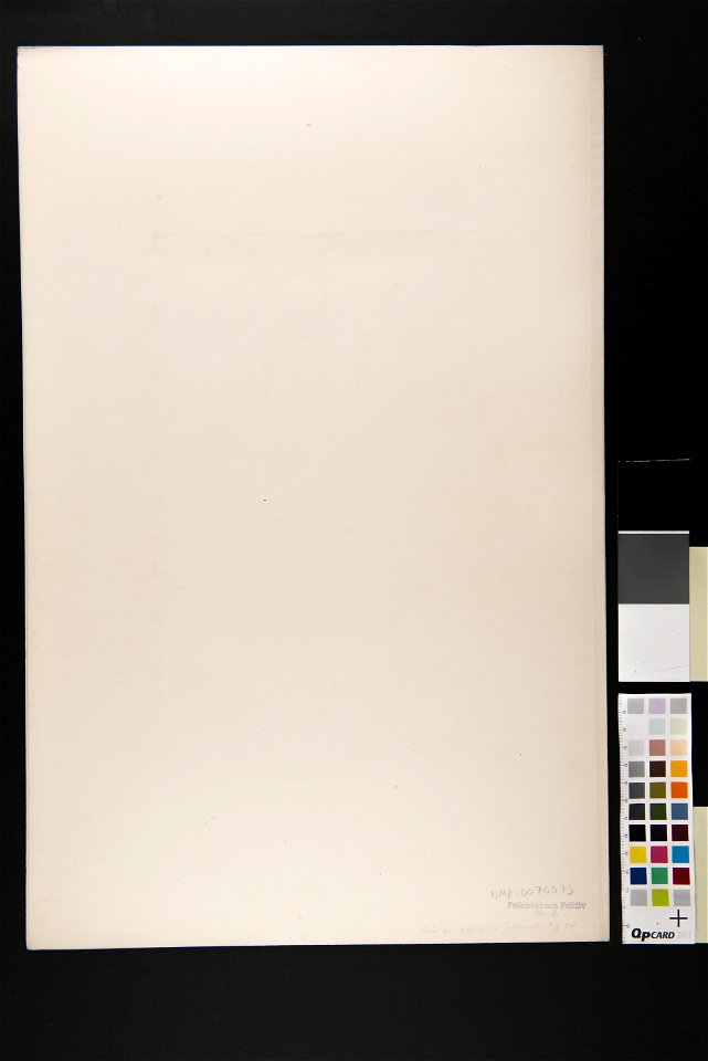 Kvinna i kyrkdräkt, Ljusdahl 1840. Akvarell av J.W Wallander - Nordiska museet - NMA.0070073 (3)