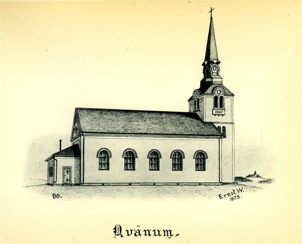 Kvänums kykra 1873 (Ernst Wennerblad 1902)
