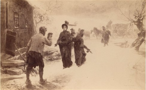 Königin Luise, Gräfin Voss auf der Flucht nach Memel