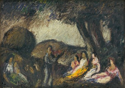 Károly Kotász - Gypsies - O 4725 - Slovak National Gallery