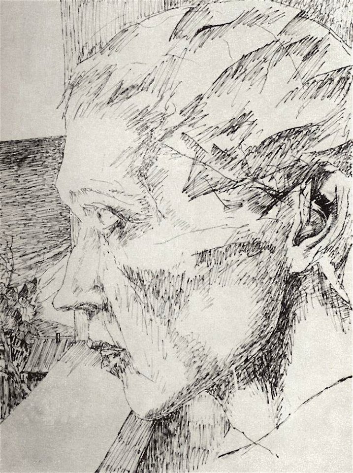 Kuzma Petrov-Vodkin men-s-head-1921