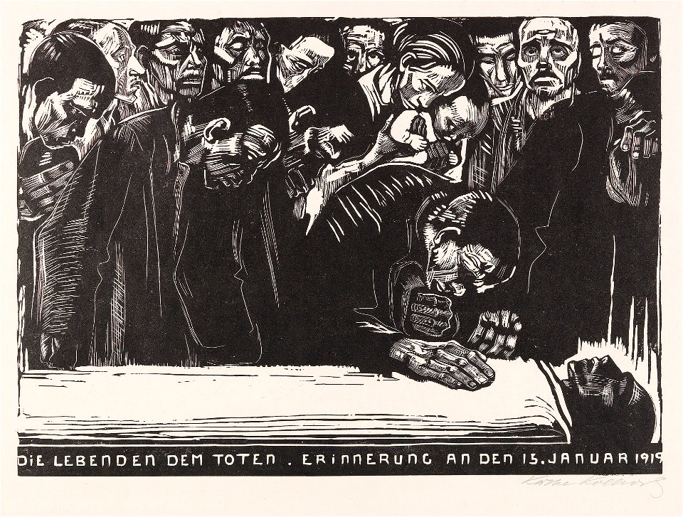 Käthe Kollwitz Gedenkblatt für Karl Liebknecht 1920