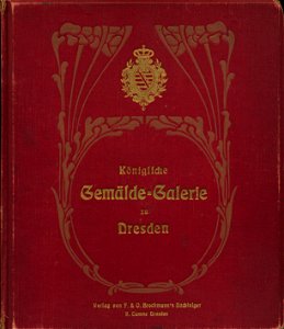 Königliche Gemälde-Galerie Dresden Brockmann-Tamme Cabinet Einband