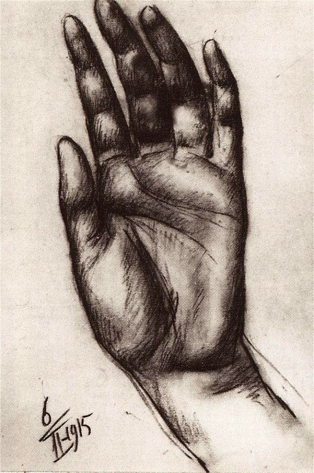 Kuzma Petrov-Vodkin hand-1915
