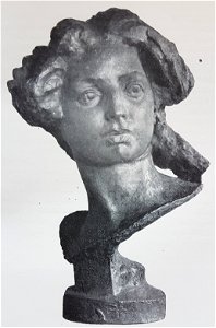 Kvinnohufvud c Christian Eriksson