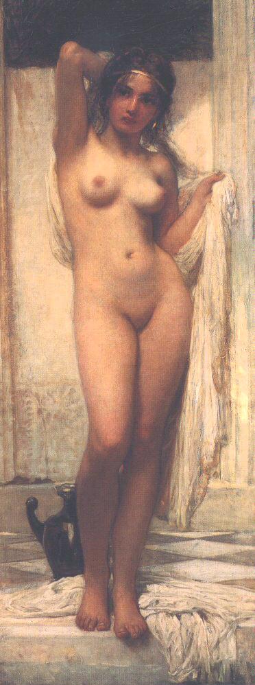 Károly Lotz (1833-1904) Bathing Woman
