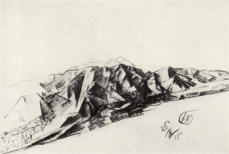 Kuzma Petrov-Vodkin landscape-1915