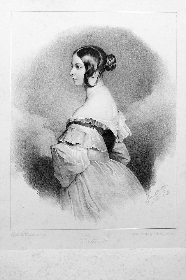 Königin Victoria Litho