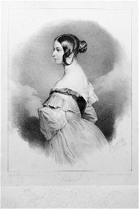 Königin Victoria Litho