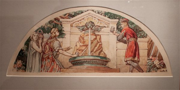 Károly Lotz - Fresco scheme