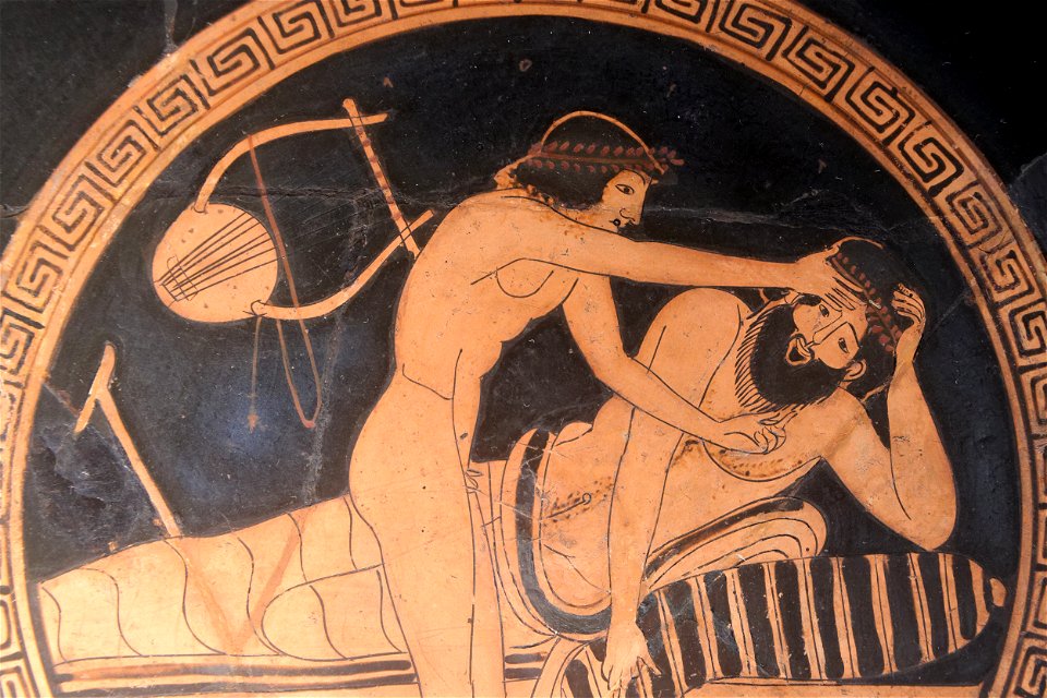 Kylix man vomiting Nationalmuseet inv.3880 n2
