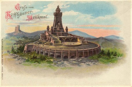 Kyffhäuser, Thüringen - Kaiser-Wilhelm-Denkmal (6) (Zeno Ansichtskarten)
