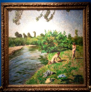 Károly Ferenczy - Bathing boys