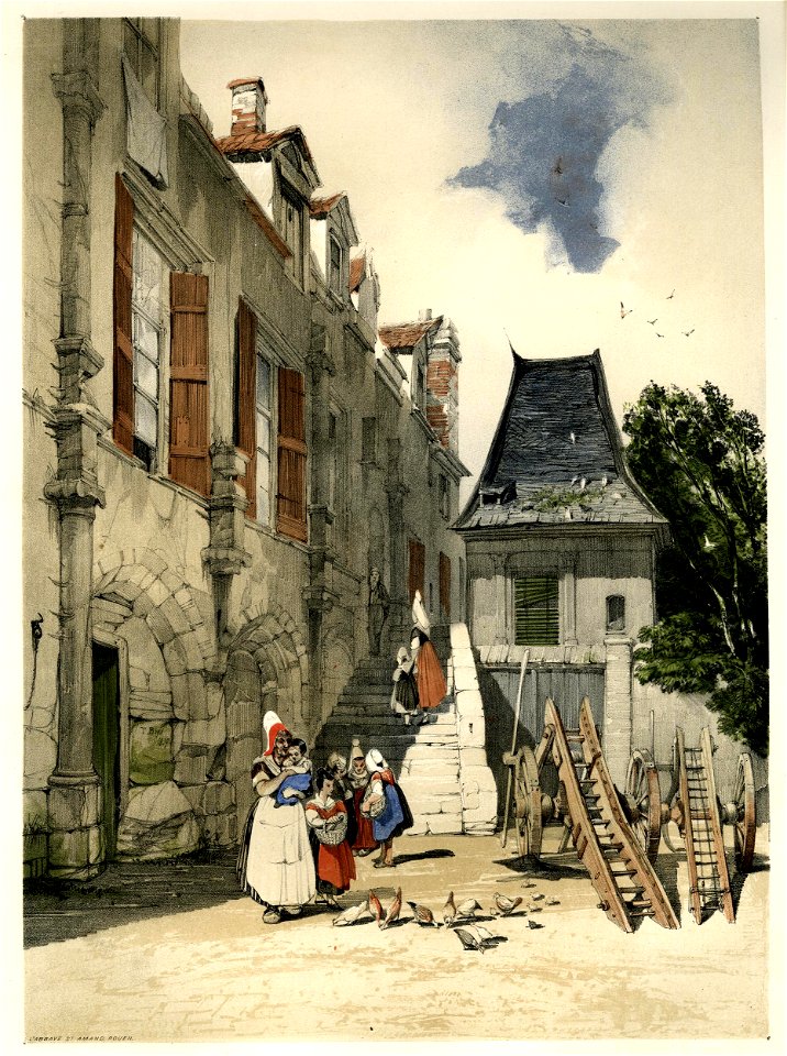 L'Abbaye St Amand, Rouen (BM 1870,0813.195)