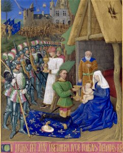 L'Adoration des mages, Heures d'Étienne Chevalier