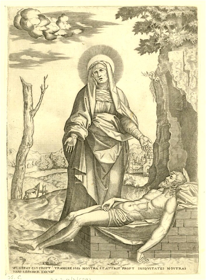 Künstlerfamilie Wierix - Pietà, DG201736897