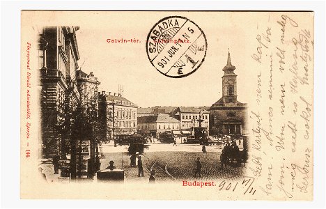 Kálvin tér 1901
