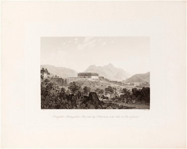 Königlicher Sommerpalast, Boa vista, bey S. Christovão, in der Nähe von Rio de Janeiro, da Coleção Brasiliana Iconográfica