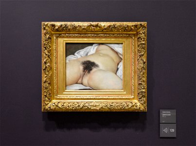 L Origine du Monde-Courbet-Orsay-cadre