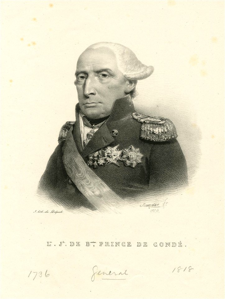 L J de Bourbon, prince de Condé (BM 1915,0508.245)