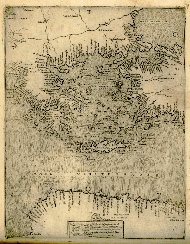 L'Archpielago con il stretto di Constaninopoli - Camocio Giovanni Francesco - 1574