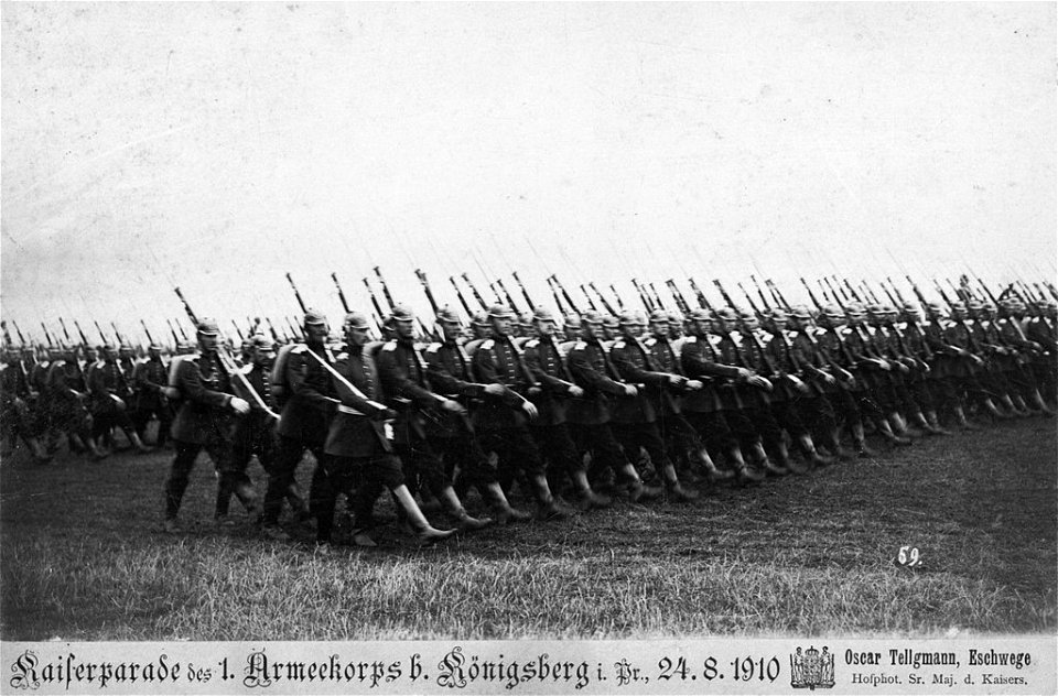 Königsberg Armeekops 1910