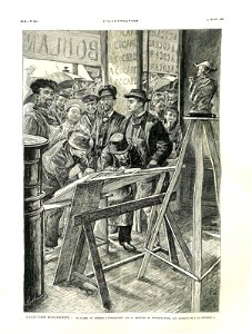 L'agitation boulangiste - L'Illustration (24 mars 1888)