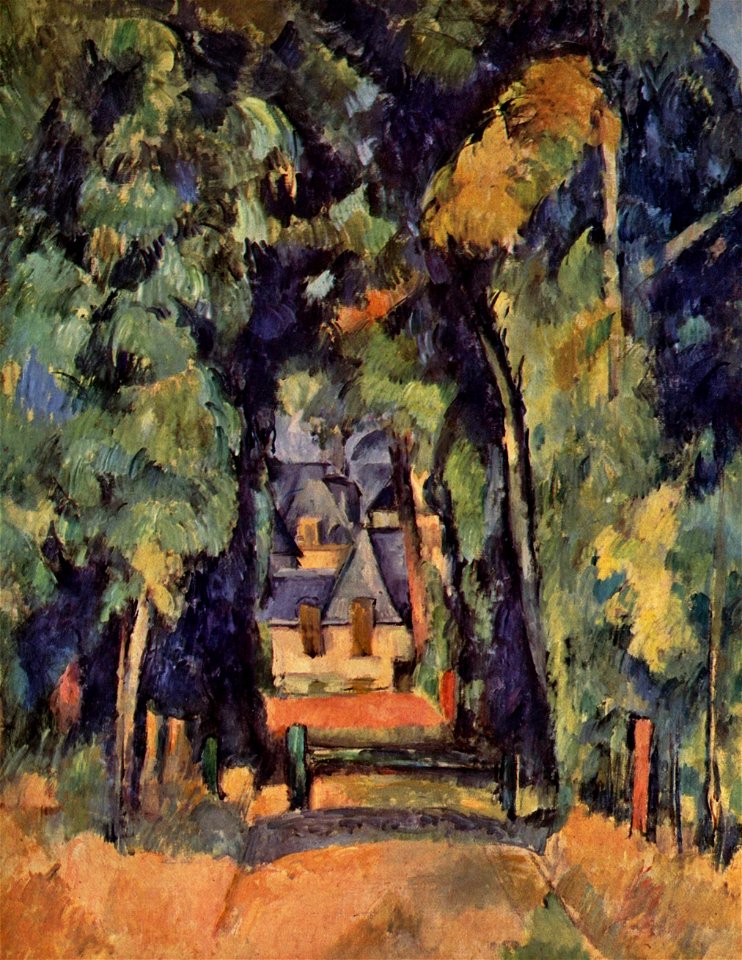 L'Allée à Chantilly, par Paul Cézanne, Yorck