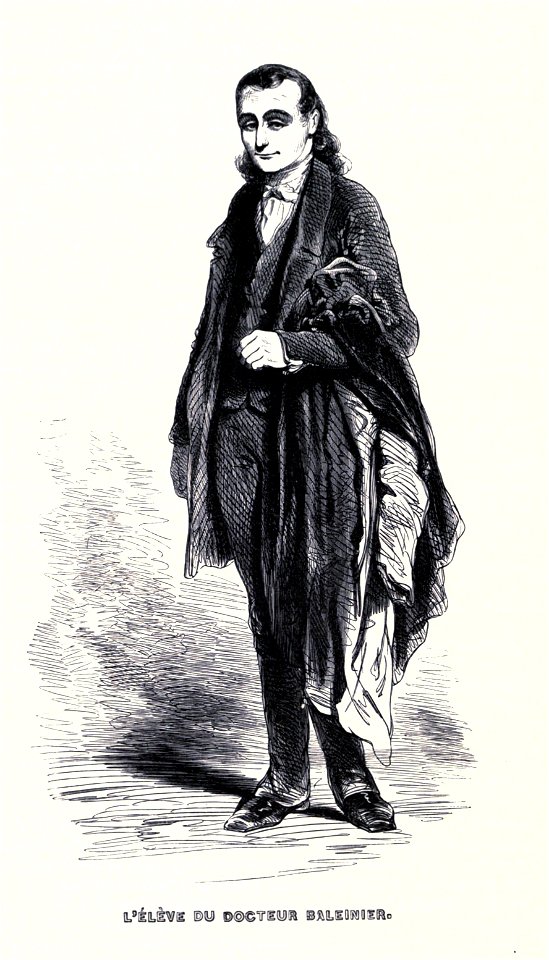 L'Eleve du docteur Baleinier Gavarni