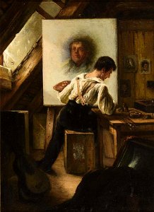 Künstler im Atelier 19c