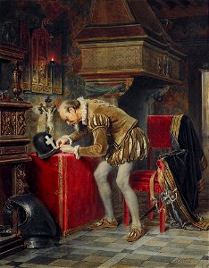 Kārlis Teodors Hūns - On the Eve of St. Bartholomew's Night (Ligist) - Google Art Project