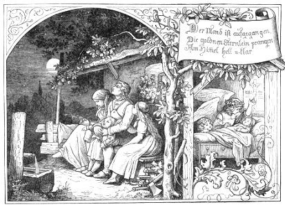 L Richter Der Mond ist aufgegangen