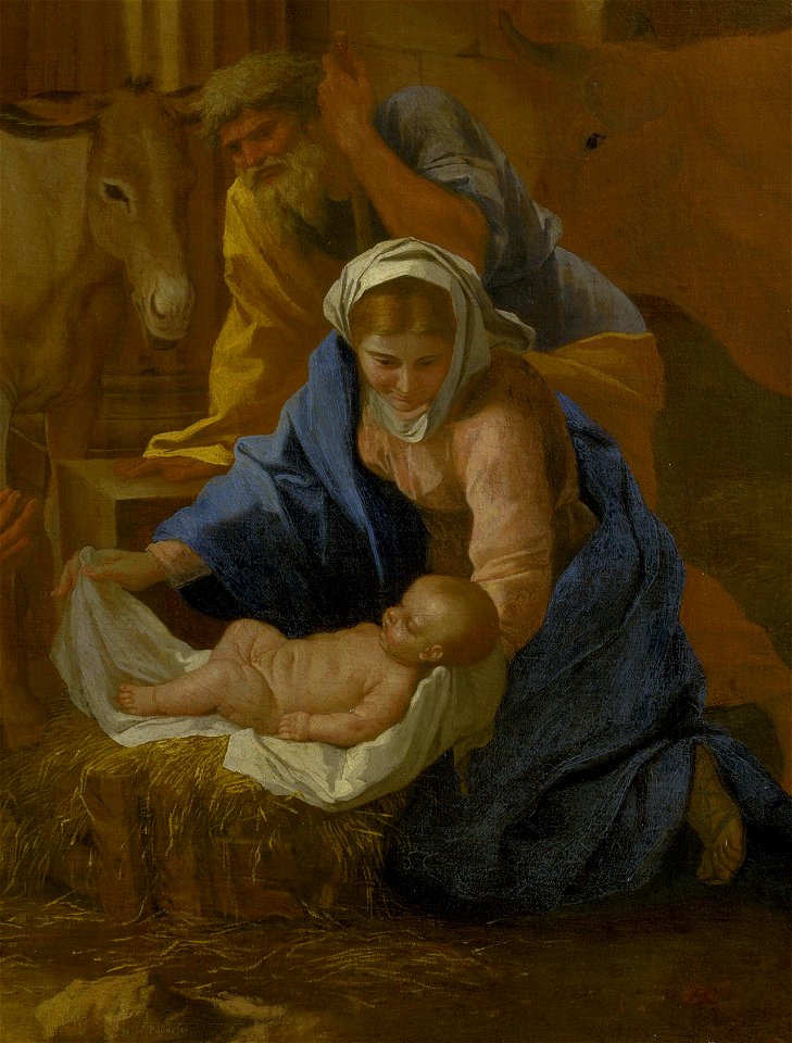 L'Adoration des bergers, 1633, Londres, National Gallery (cropped)