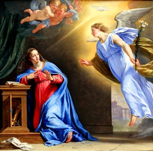 L' Annonciation de 1644, Philippe de Champaigne.