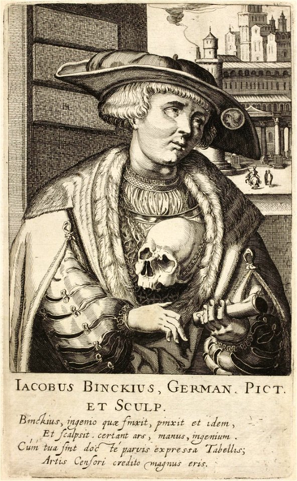 Königsberg, Bildhauer Jakob Binck, Selbstbildnis um 1611