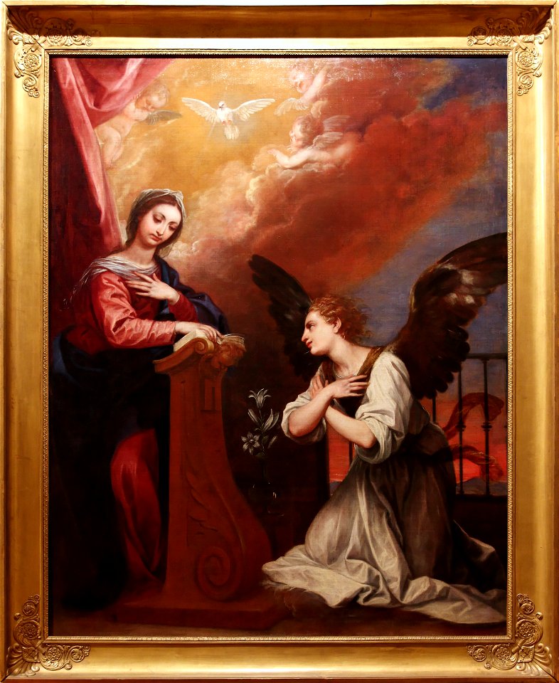 L'Annonciation (avec cadre), Alonso Cano, Musée Goya