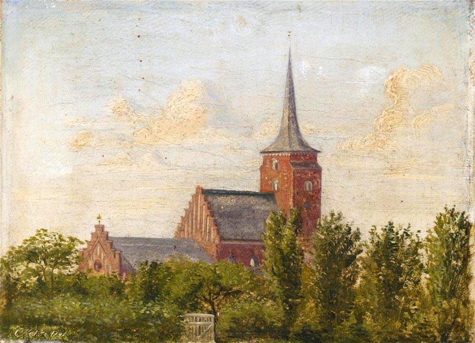 Christen Købke - Nakskov Kirke
