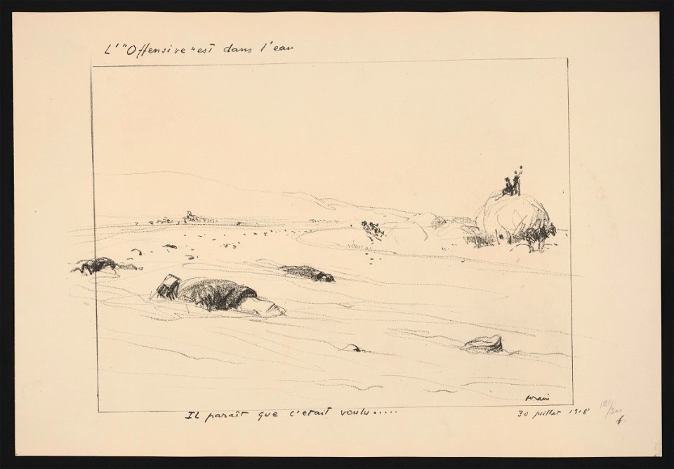 L'Offensive est dans l'eau. Il parait que c'etait voules LCCN2015648486